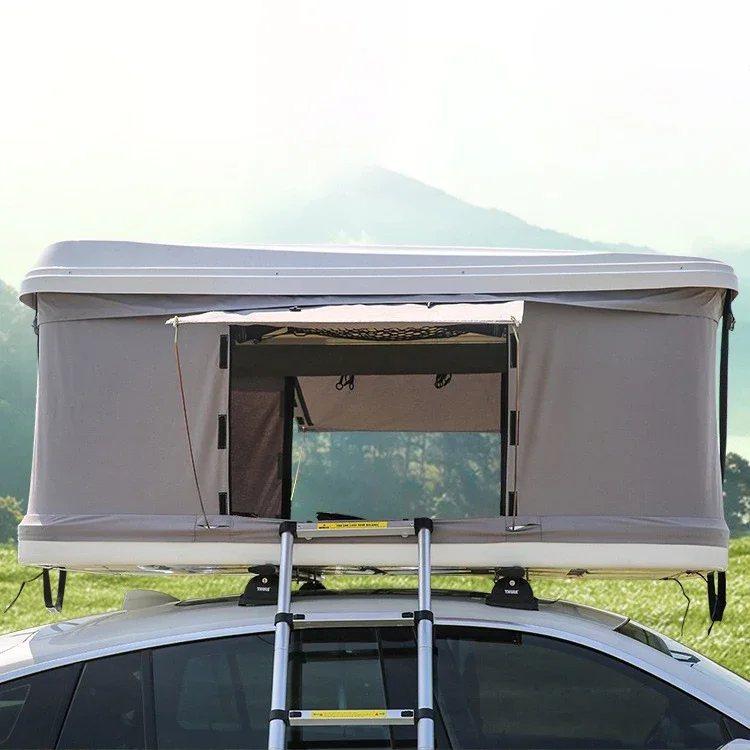 

Custom Car Suv Pop-up Camping Portable Shell Roof Top Tent Camping Car 4 Person Hard Shell Roof Tent