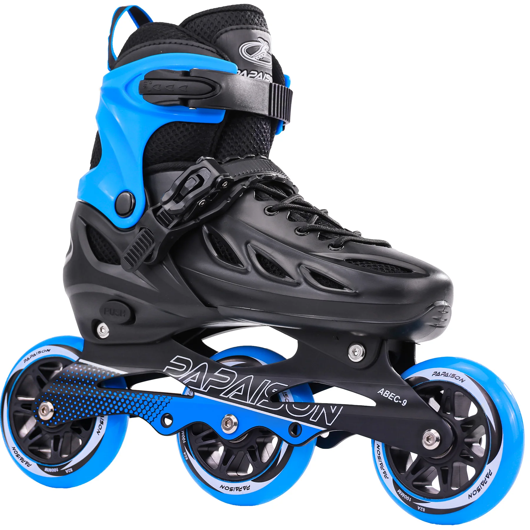 New Design Adults Kids 3 100mm PU Wheels Inline Skates Speed Skates