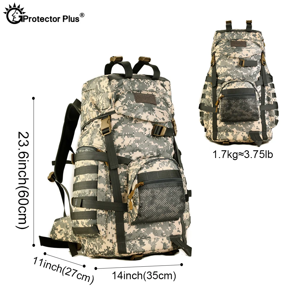 PROTECTOR PLUS mochila táctica de campo en nylon gran capacidad - imagen 4