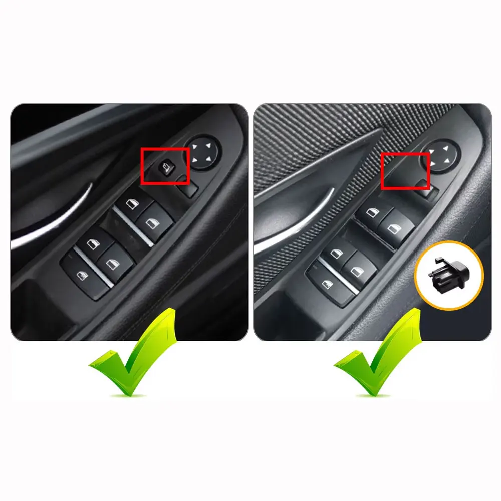 LHD Auto-Fahrerseitiger Armlehnen-Innentürgriff Kompatibel mit BMW 5er Serie F10 F11 F18 520 523 525 528 530 2010-2016 – Detail 2