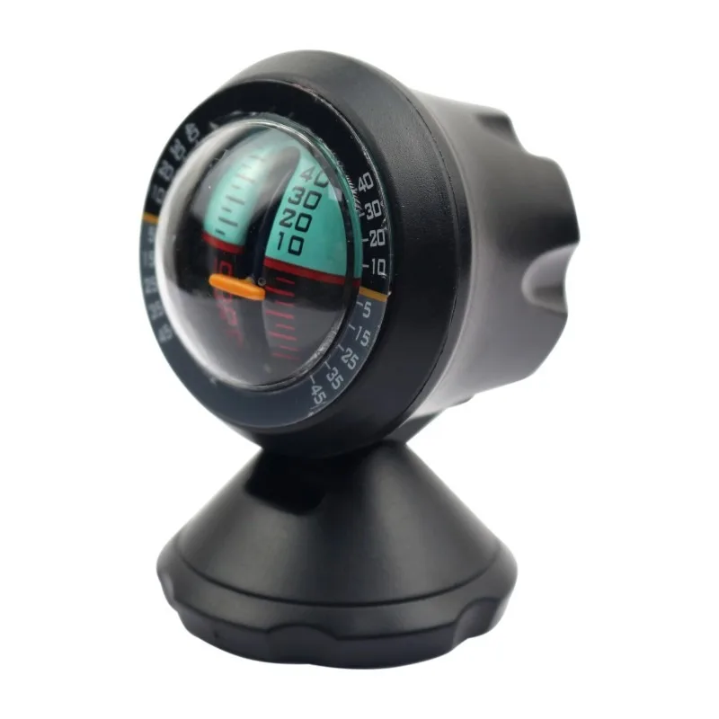Car Inclinometer Slope Meter Multifunction Portable High-precision Auto Universal Compass Outdoor Measure Tool Vehicle Compass