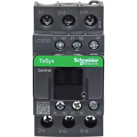 Original Electric Schneider LC1D32M7C Coil AC 220V Contactor 32A LC1D32 110V 24V 48V 36V 380V Load 15KW TeSys Contacts For Home