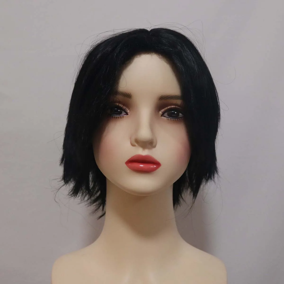 Halloween Animer Cosplay Accessories Chrollo Lucilfer Short Black Synthetic Hair Wig For Men
