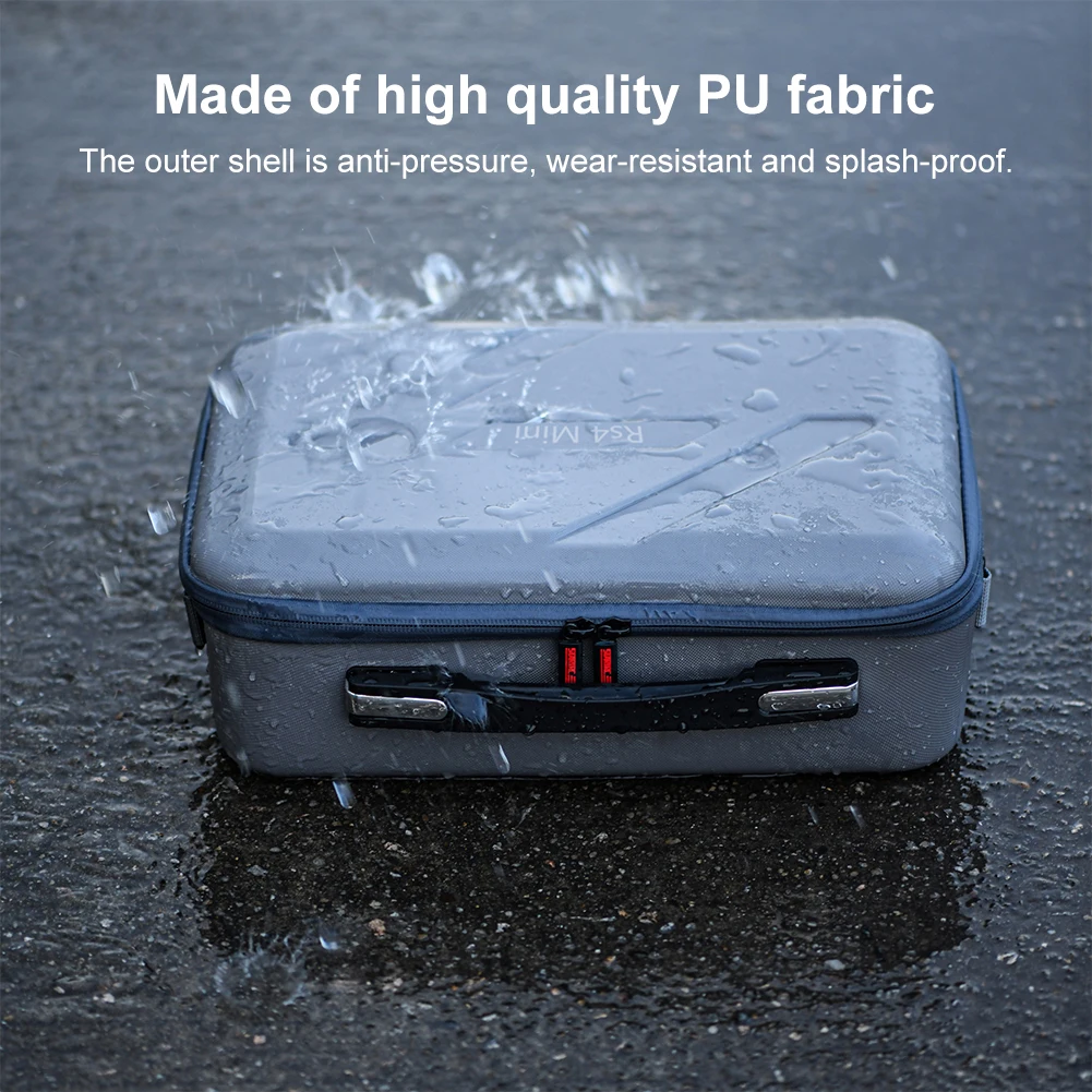 For DJI RS4 Mini Carrying Case PU Handbag Shockproof Protective Case Anti-Scratch Splashproof for DJI RS 4 Mini Accessories Case