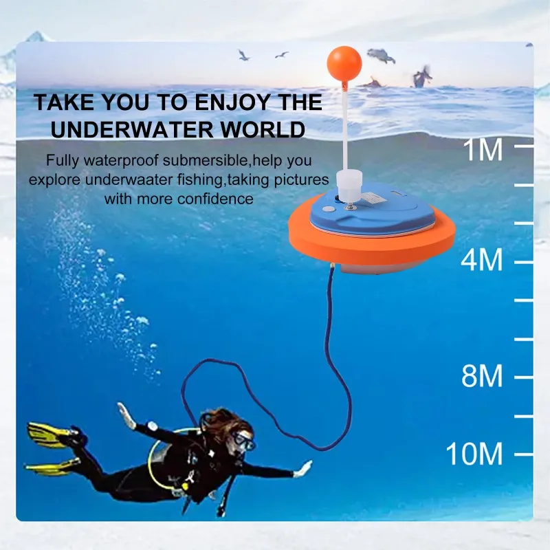 10M Waterproof Portable Rechargeable Tankless Diving Ventilator 3.5-5H Snorkel Scuba Underwater Equipment