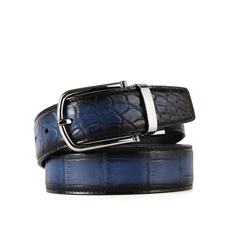 Leather top layer men's belt Fashion casual student youth Korean version all wear denim belt