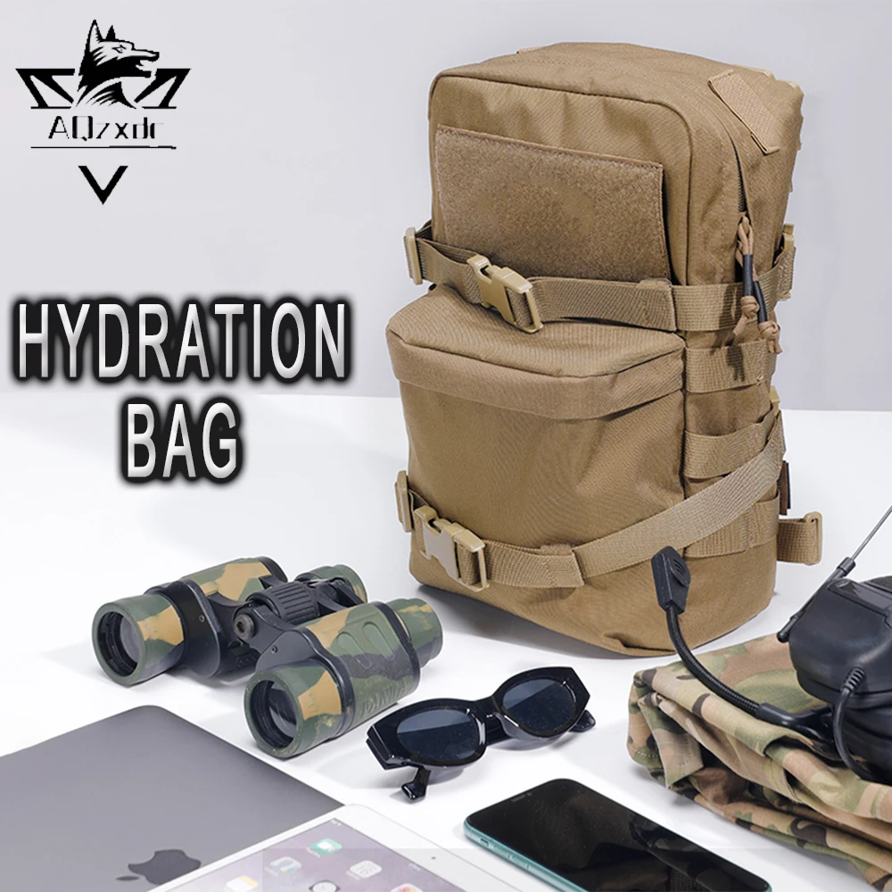 

Tactical Hydration Pack Molle Large-Capacity Multifunctional Storage Bag Backpack Expansion Accessory Pouch for Hunting Camping
