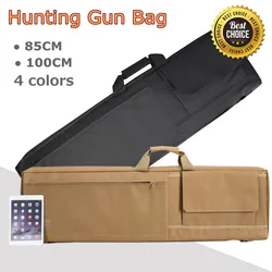 85 CM / 100 CM Rifle Bags Outdoor Shooting Hunting Sniper Gun Carry Case Padded Gun Protection Shoulder Bag