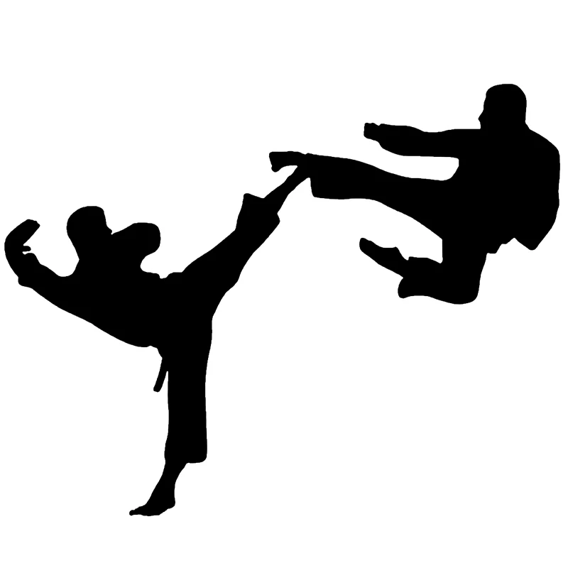 15*12cm Karate Cars Sticker Funny Personality sports Hobby Vinyl decals automotive products jdm