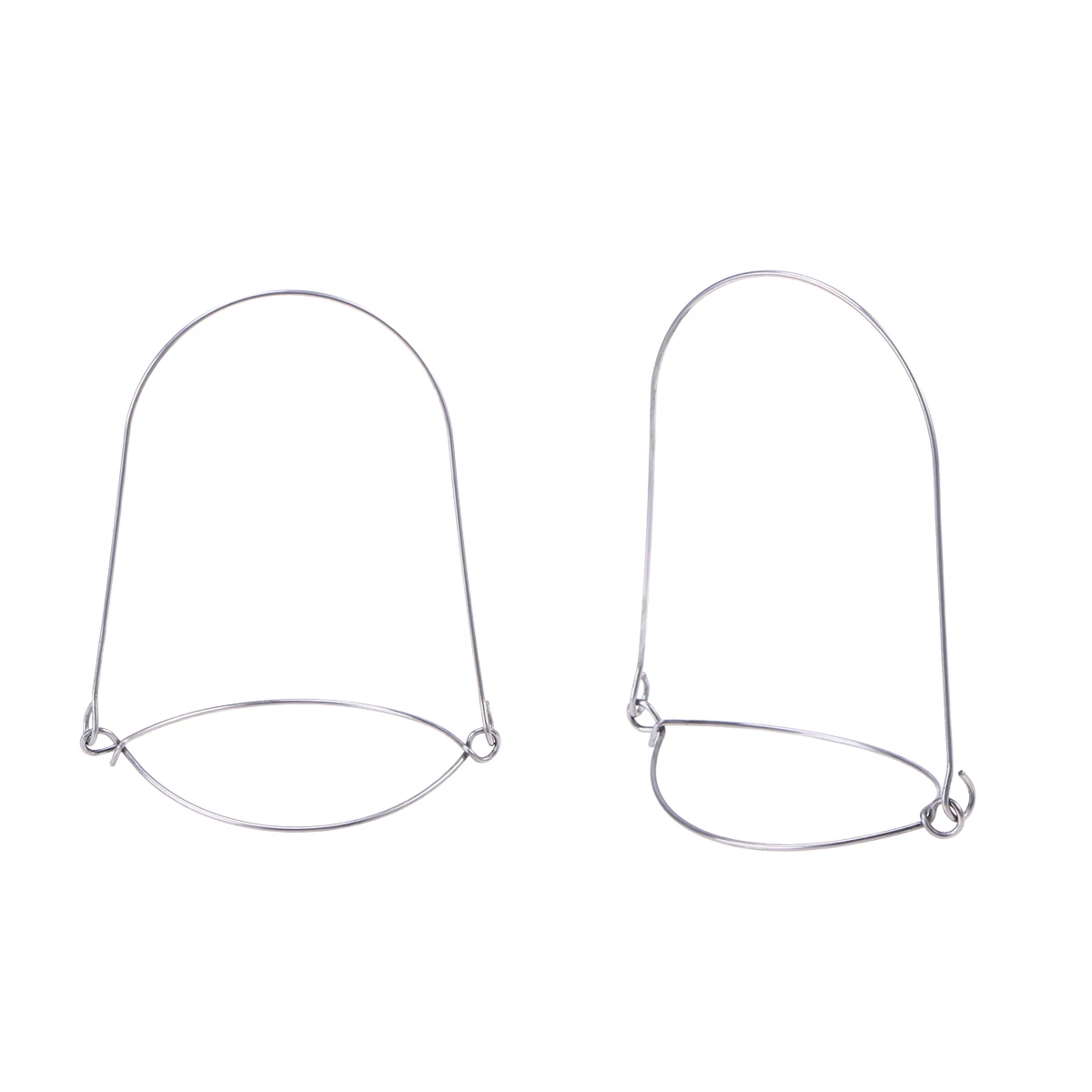 

12 pcs Mason Jar Rings Stainless Steel Wire Handles Hanging Jars Hook Hanger Tools Part Home Decor Christmas Wedding Party