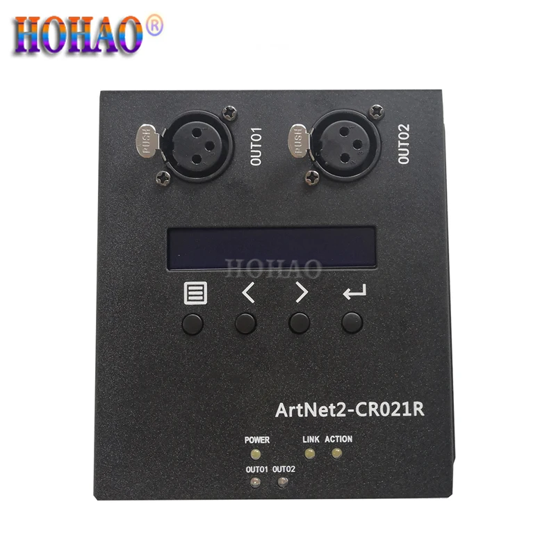 HOHAO 2022 New 2-Way ARTNET To DMX 512 Network Converter For M A Or Touch Tiger Console