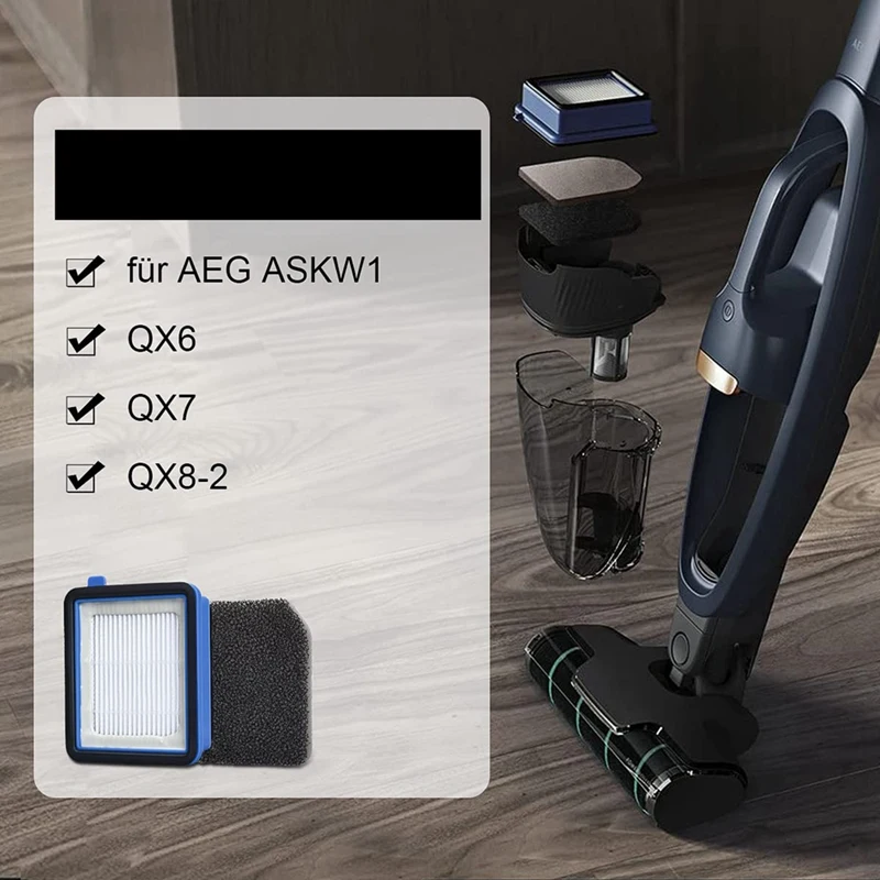 Pre-Motor Filter Hygiene Filter Replacement Accessories For Electrolux AEG QX6 QX7 QX8-2 Robot Vacuum Cleaner