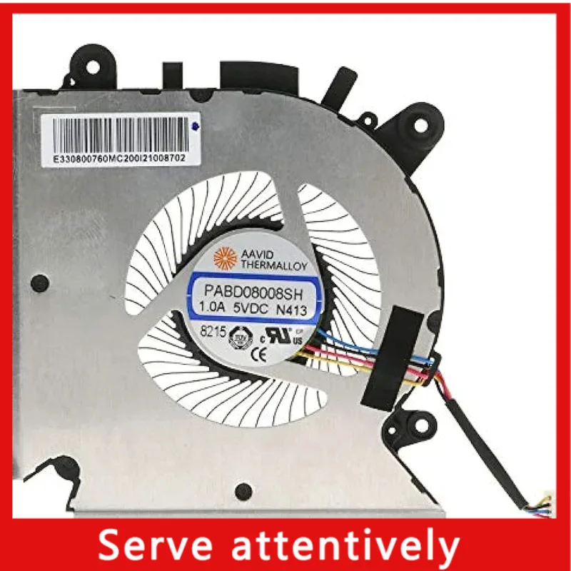 Cooling Fan for MSI GF63 MS-16R1 MS-16R2 PABD08008SH N413 E322500300A