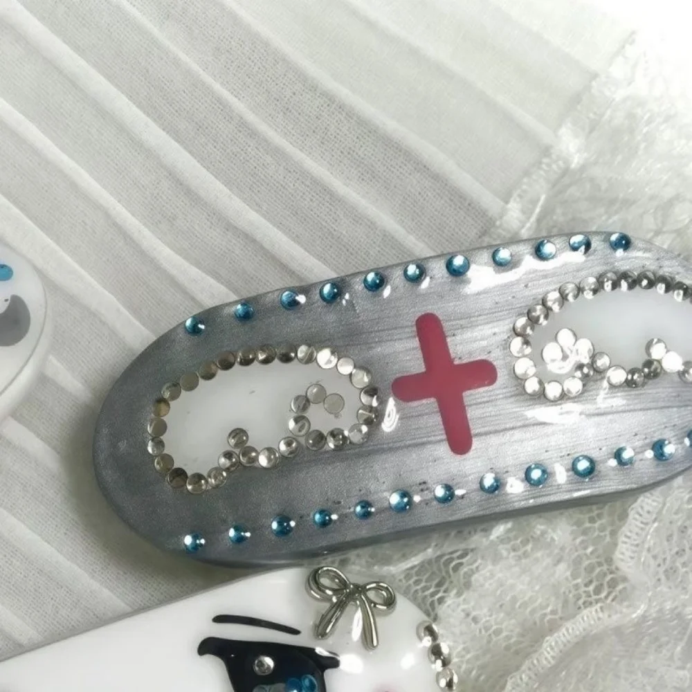 Vintage y2k kawaii cão pata anjo urso cruz asas doce clipe lateral hairpin acessórios de cabelo para mulheres meninas