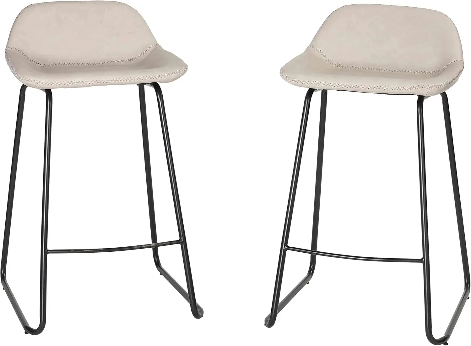 Ava Counterstools, Set of 2, Grey