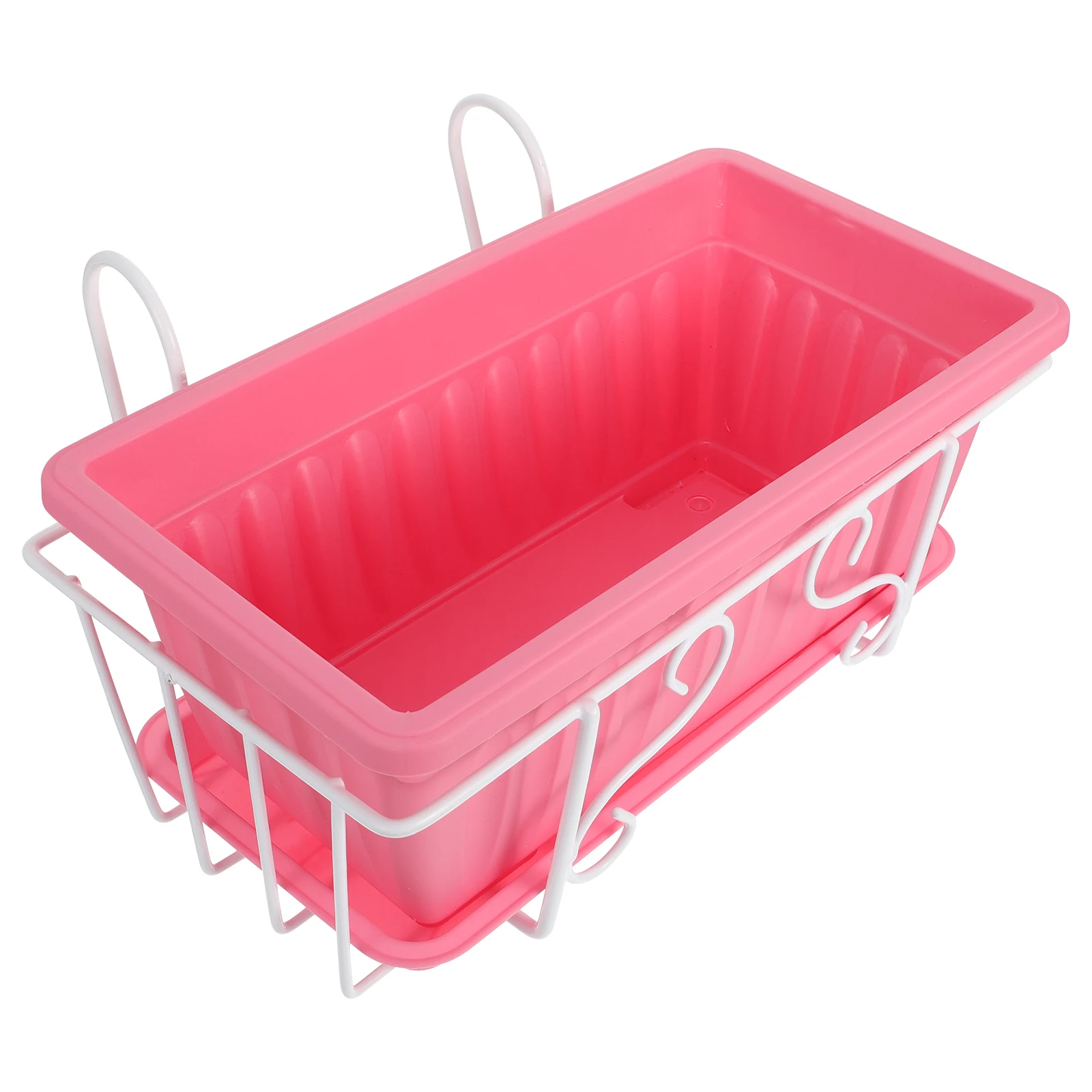 

1Set Rectangular Flowerpot Tray Lightweight Compact Design Indoor Outdoor Plant Display Rack Rectangular Flowerpot Tray