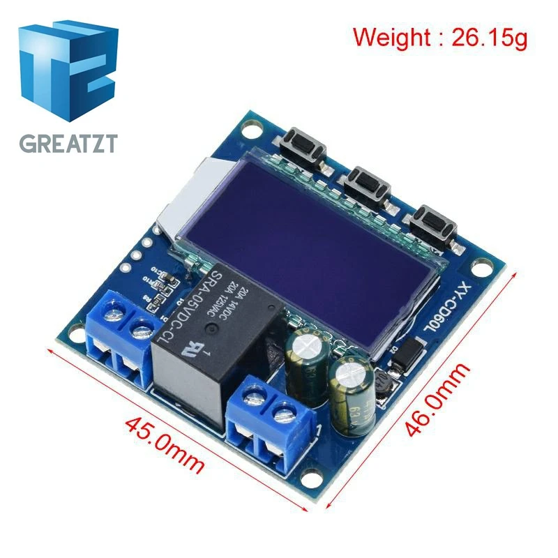 CD60L Solar Battery Charger Controller 12V 24V 48V Charging Discharge Control Module Under voltage Current protector Board