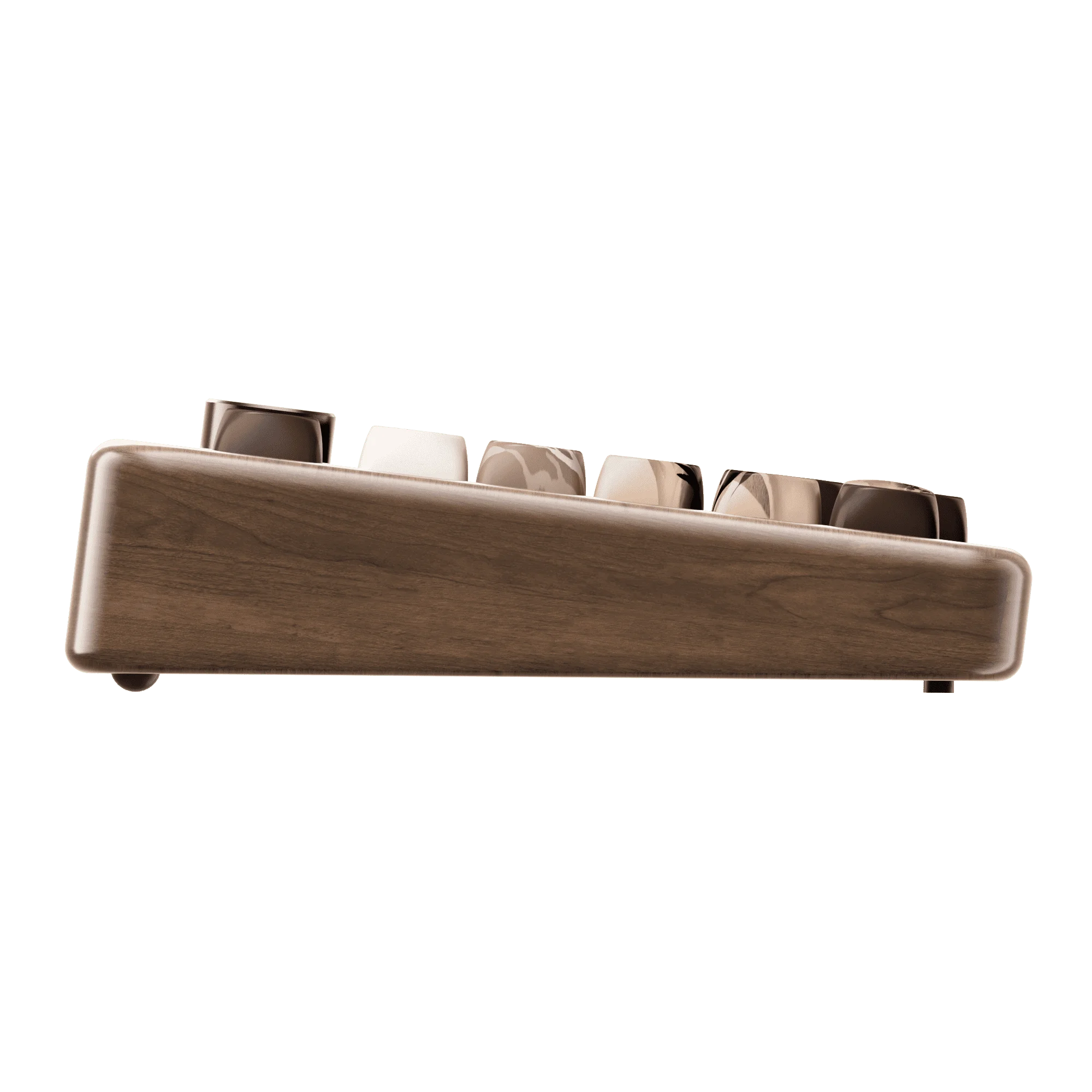 Akko MU02 75 % Mountain Seclusion mechanische Gaming-Tastatur aus Holz VIA ISO DE/UK RGB Hot Swap BT5.0/2.4G Wireless &Typ-C verkabelt