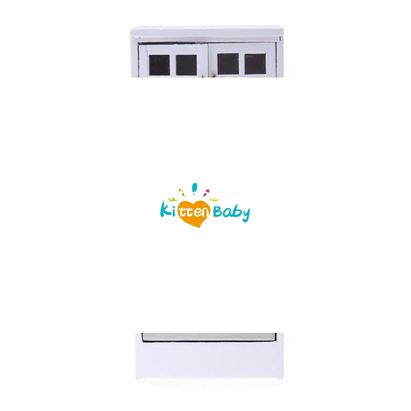 

1Pcs Doll House Kitchen Decoration Toys 1/12 Scale Dollhouse Miniature Cabinet Of Microwave Oven Furniture Kits