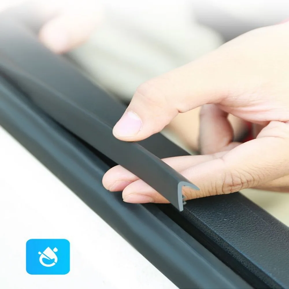 7-Shape Car Window Seal Strip Waterproof Noise Insulation Sealing Strips Anti-Dust Soundproofing Windproof