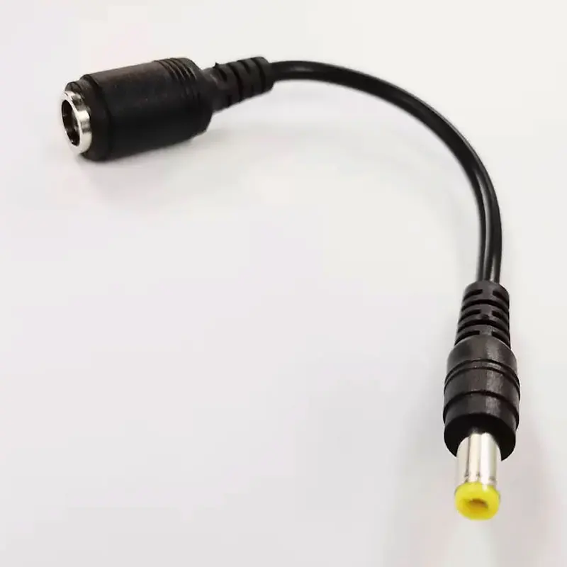 Cordon de connexion pour chargeur d'ordinateur portable Asus Toshiba, adaptateur pour ordinateur portable DC 7.4x5.0mm femelle à 5.5x2.5mm, câble convertisseur d'adaptateur d'alimentation