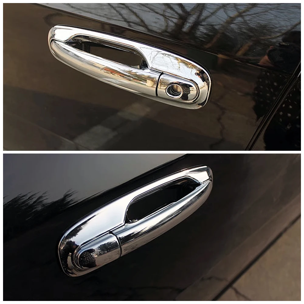 For Chevrolet chevy Lacetti / Optra /  Estate / Nubira 2004-2009 ABS Chrome Side Door Handle & Bowl Cover 2005 2006 2007 2008