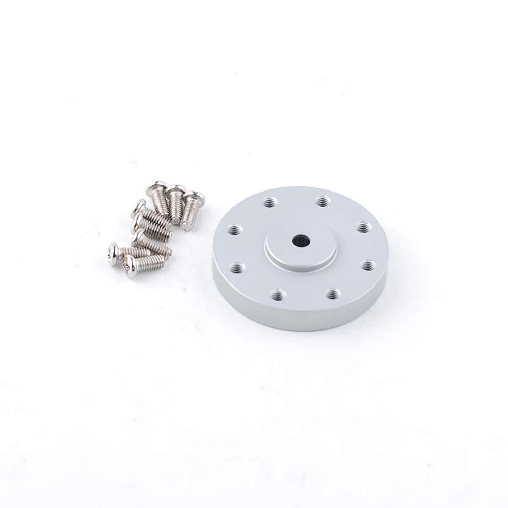18T Metal Round Servo Bracket for DS5160 DS5180 DS51150 60KG 80KG 150KG Servo Motor High Torque Servo with 4 Sets M2.5*6 Nuts
