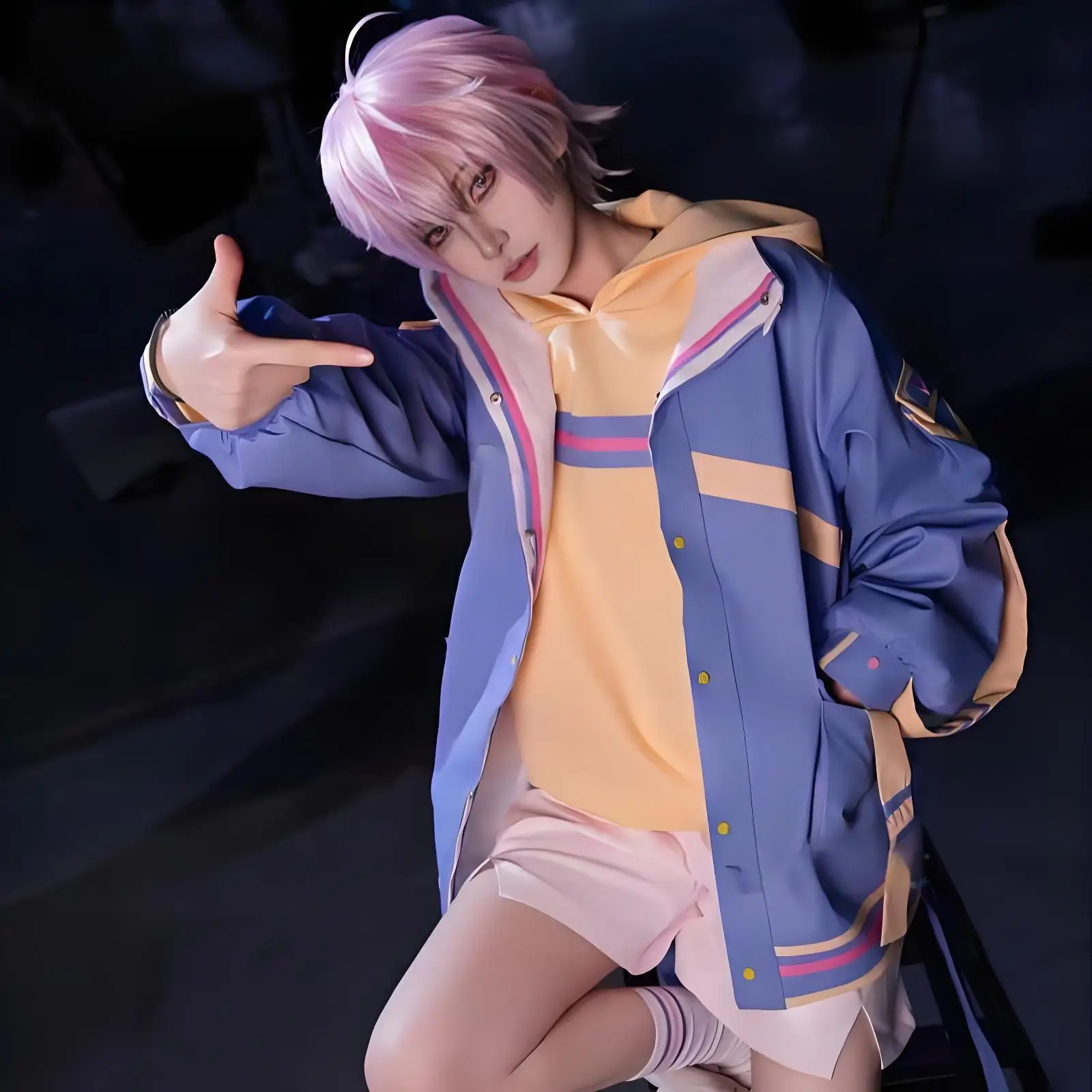Arrogant Girl Anime Link Click Li Tianchen Tianxi Cosplay Costume Wig Fashion Handsome Daily Outfit Activity Role Play Clothing - view 5