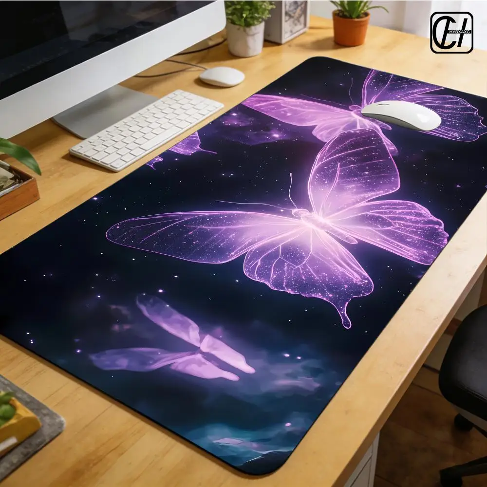 Beautiful Butterfly Mouse Pad Large Mouse Pad & Computer Game Gamer Gaming Accessories Computer Offices HYB XXC Desk Mat