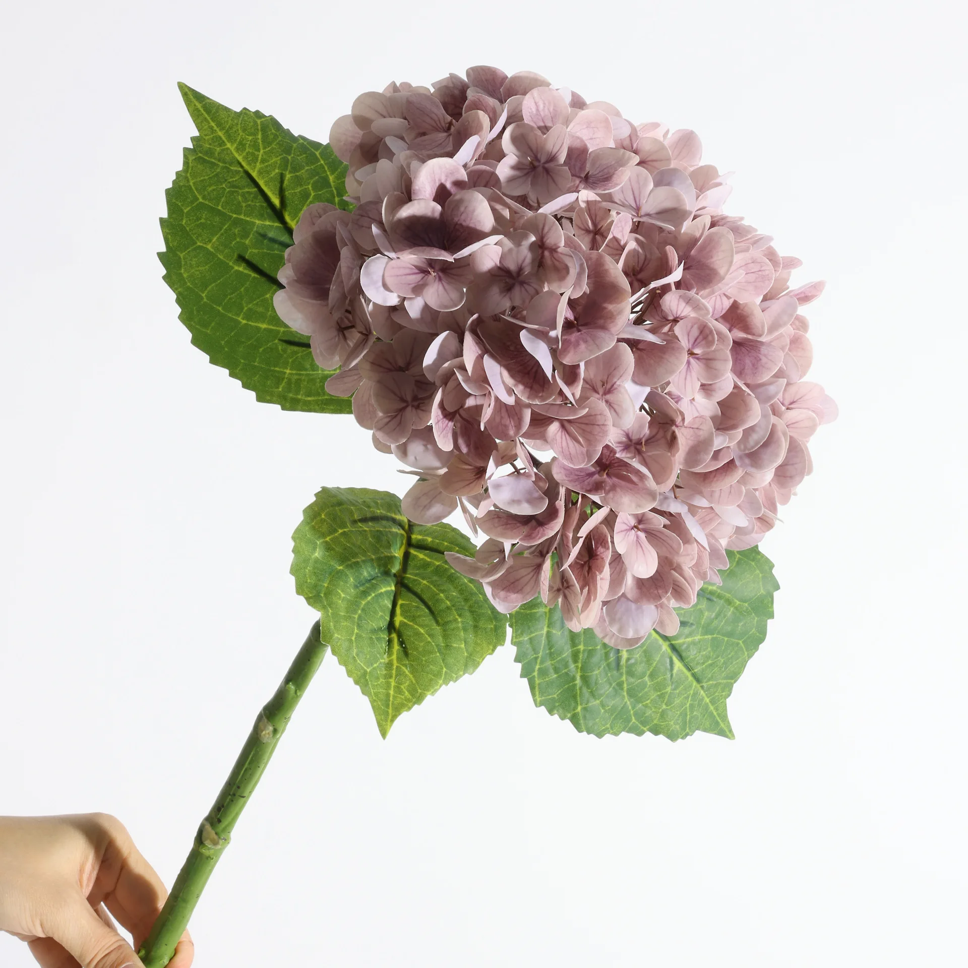 

4 шт. Искусственные увлажняющие латексные гортензии Real Touch для декора свадебных столов, искусственные цветы гортензии для украшения дома и комнат