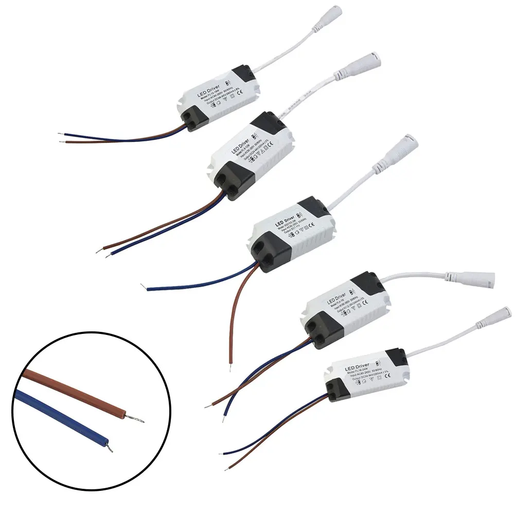 300mA Drive Power Led 18W-24W LED Driver 24W 300mA 3W 6W Constant Current DC Drive Power Led Light Accessories 1pc
