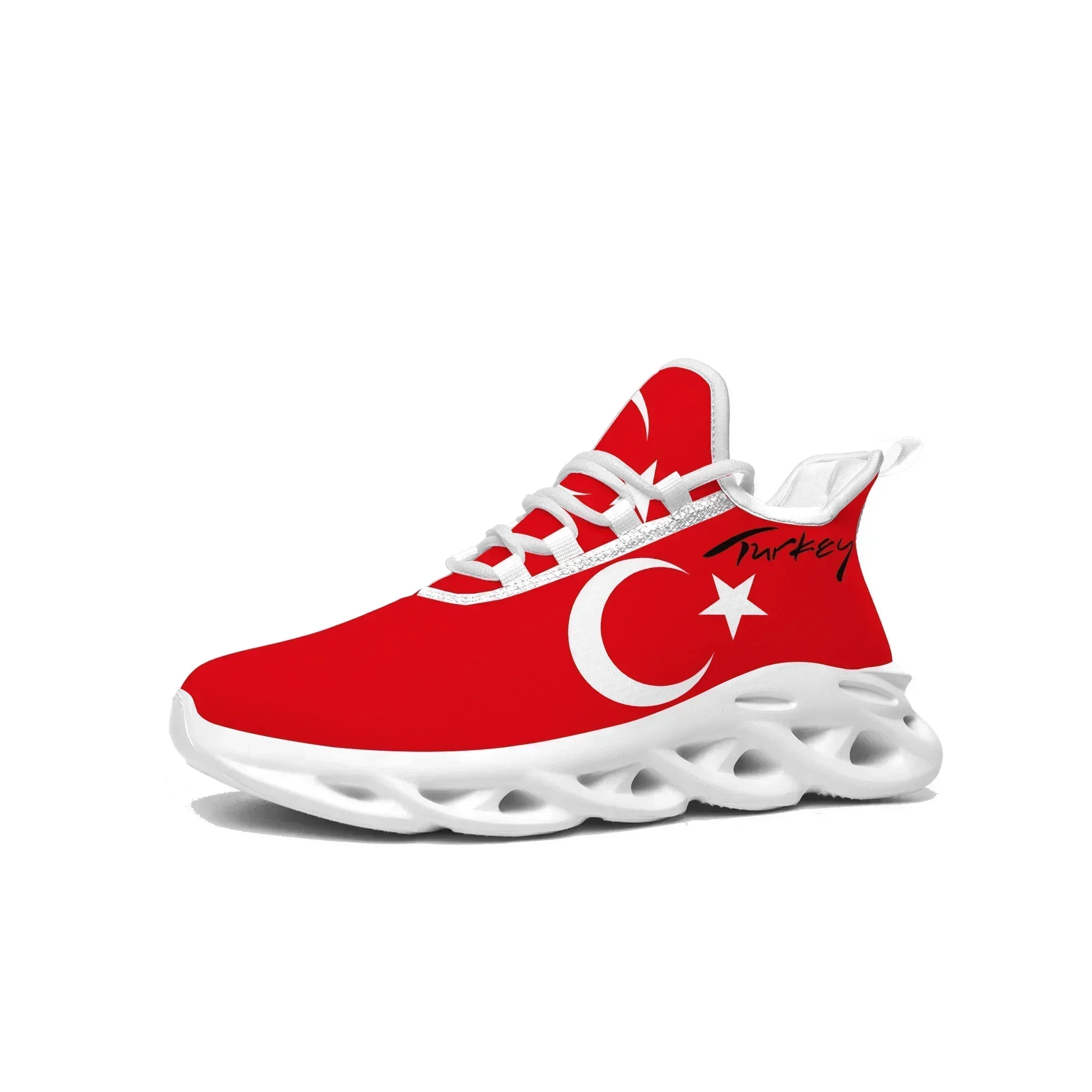 Turkish Flats Sneakers Mens Womens Turkey Pop Sports Running Sneaker Lace Up Mesh Footwear Tailor-made Shoe White