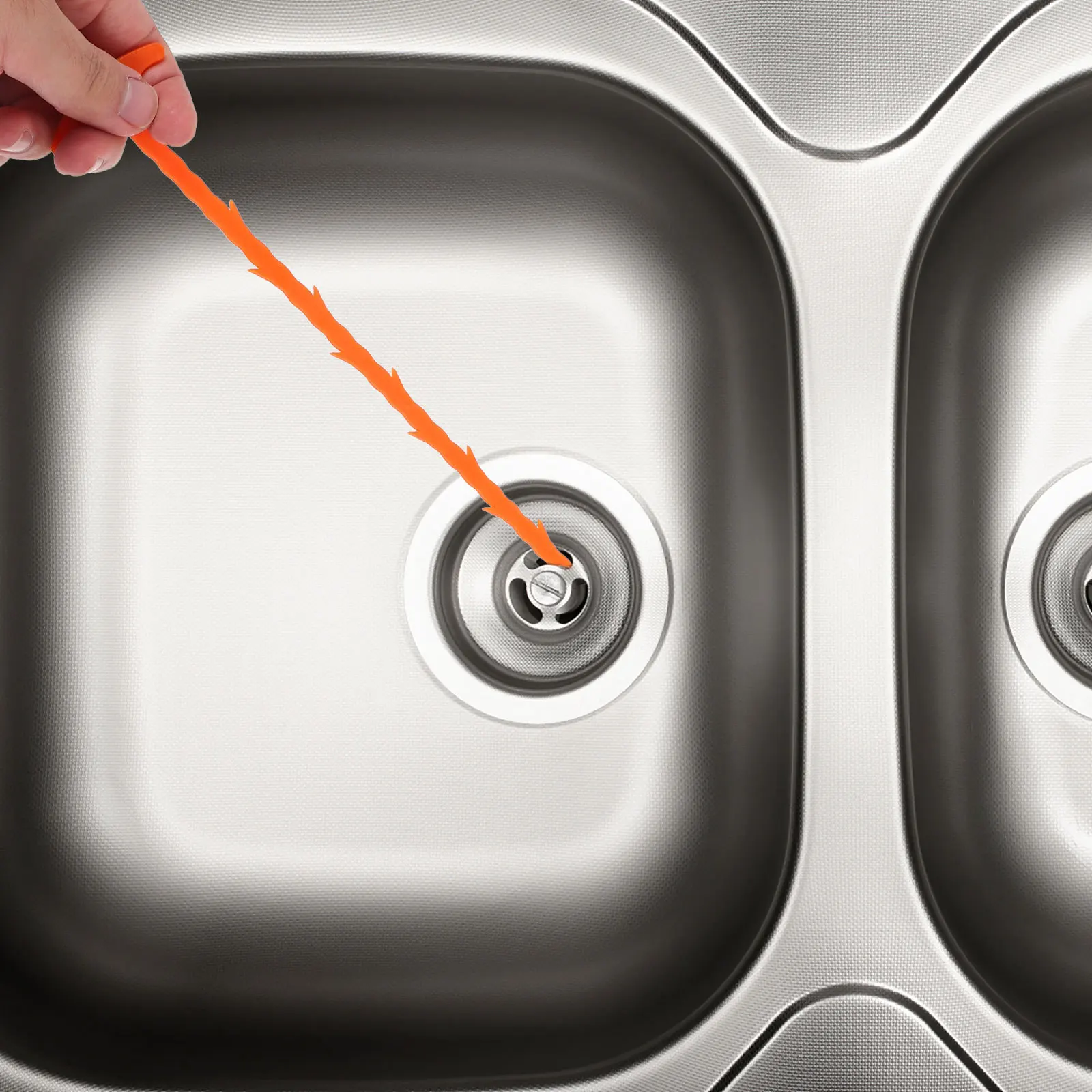 

6pcs Flexible Drain Clog Remover Tool For Sink Toilet Shower Pipe Cleaning Hook Hair Catcher Dredge Snake Plumbing Tool