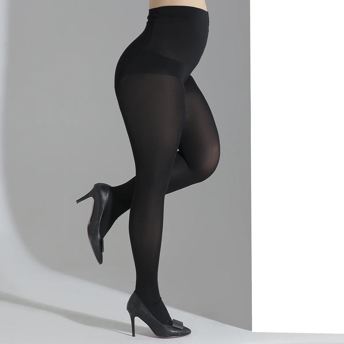 Pończochy 300D classic plus fat plus jedwabne — zdjęcie 4