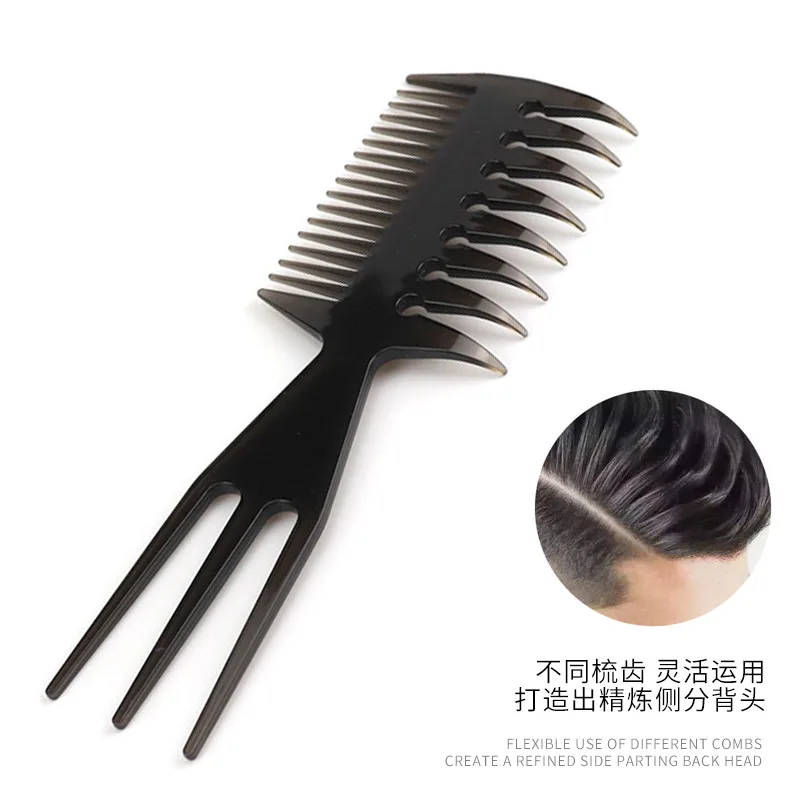 New Men\'s Hair Comb Professional Hairdressing Barber Wide Tooth Hair Brush Men Combs Hairstyle Man Barbershop Hair Styling Tools