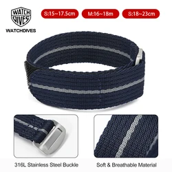 20mm 22mm Military Straps Premium Fabric Nylon Solf Universal Watchband for Sports Pilot Military Replace Nylon Watch Straps