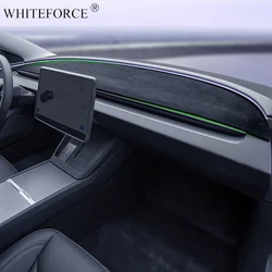 For Tesla Model 3 Highland Dashboard Cover Pad Sunshade Protector Dash Light-Proof Pad Rear Window Visor Mat Anti-UV Dash Mat