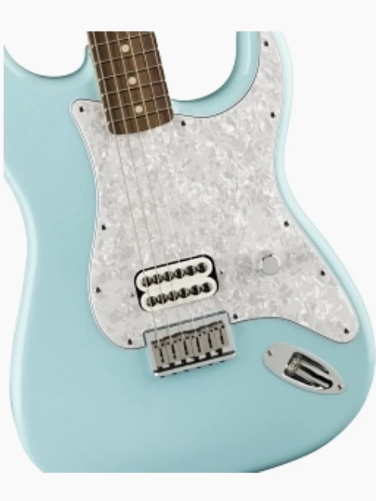 New!!!!!! Daphne-Blue Color Tome Delong ST Electric Guitar, Solid Mahogany Body ,Rosewood Fretboard, White pearl Pickguard