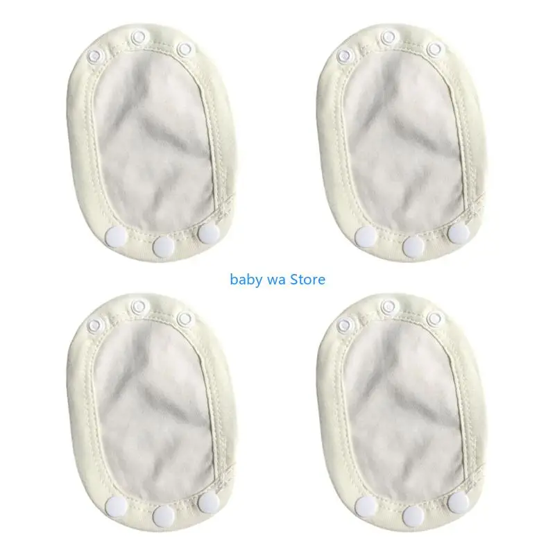 4 قطعة البلاستيك المفاجئة الطفل ارتداءها موسع لينة القطن حفاضات توسيع ورقة 4XBD