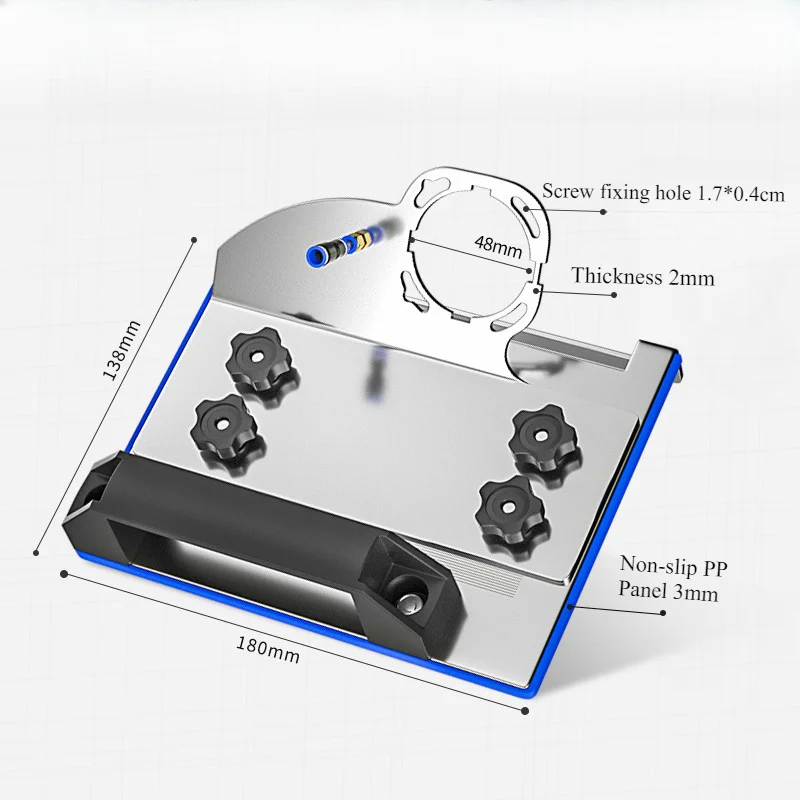 Angle Grinder Stand for Tile 45° Chamfer Cutting100 Type Universal 45° Tile Chamfering Tool Bevel Plate Bevel Chamfer Bracket