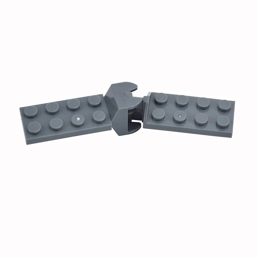 Technical Hinge Thin Plate Brick 2 x 4 with Articulated Joint 4Set Compatible with 3640 3639 Building Block Kid Educational Toys