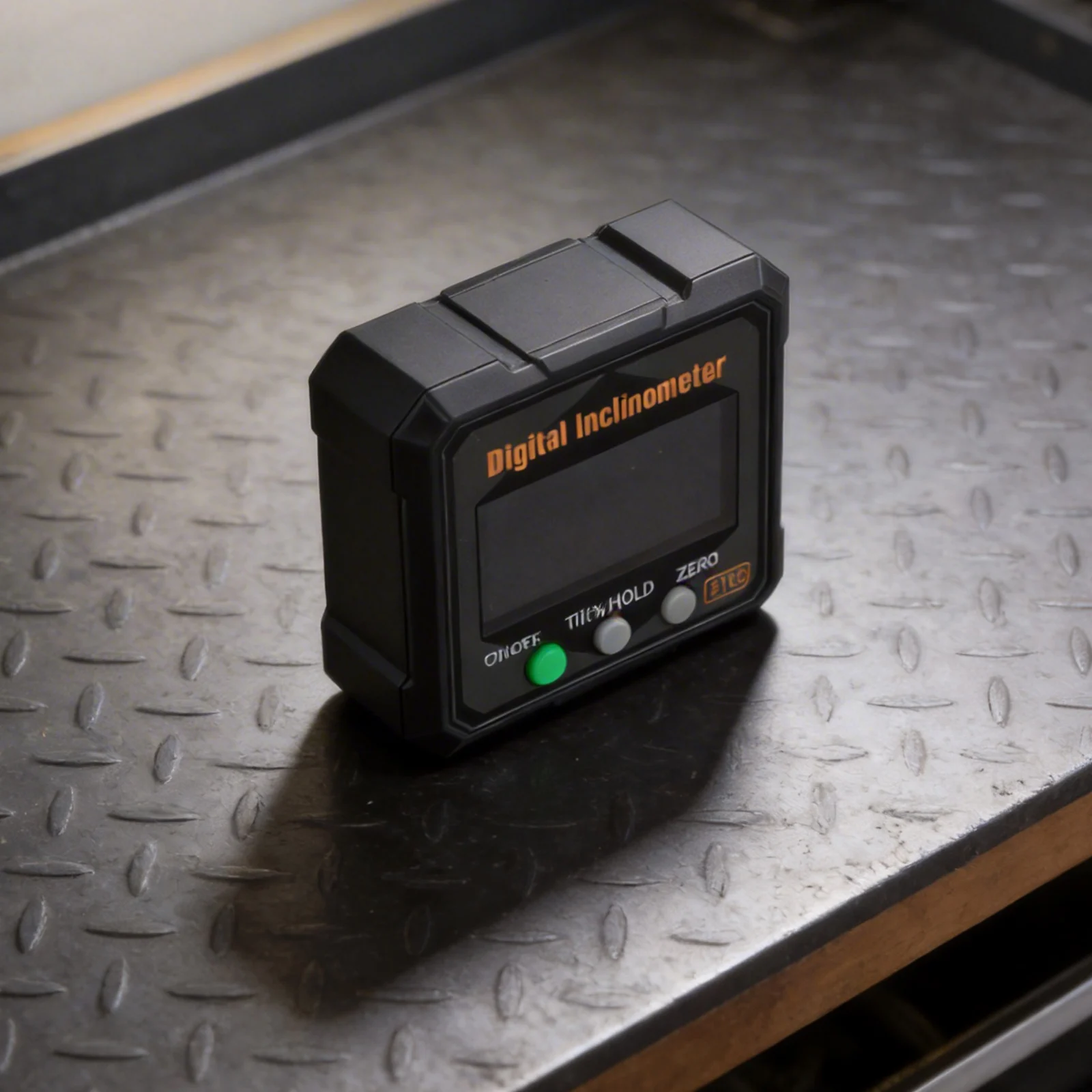 Compact Digital Inclinometer with IP54 Level Protection and Large LCD Screen for Precise Angle Readings in Harsh Environments