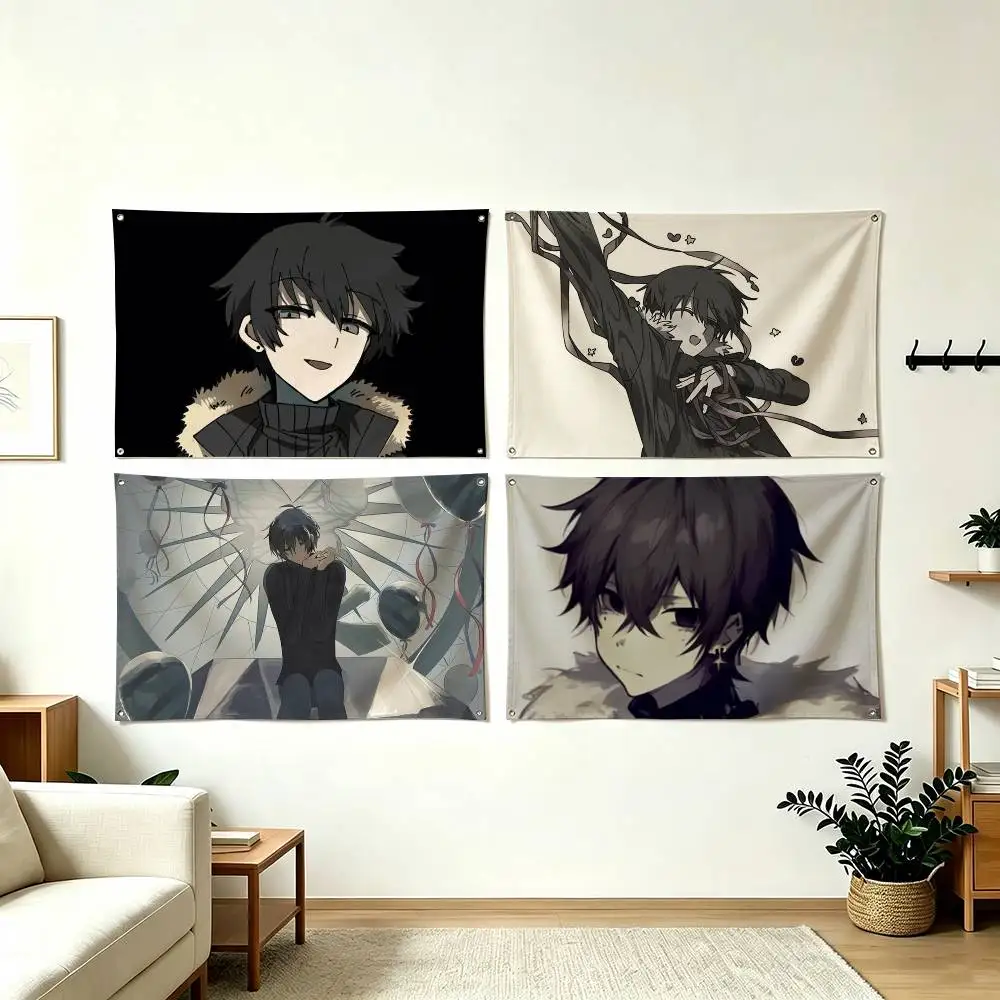 Z-ZENO Remake Haru Tsugino Flag Suitable For Party Club Outdoor Interior Wall Decoration Banner Fans Gift