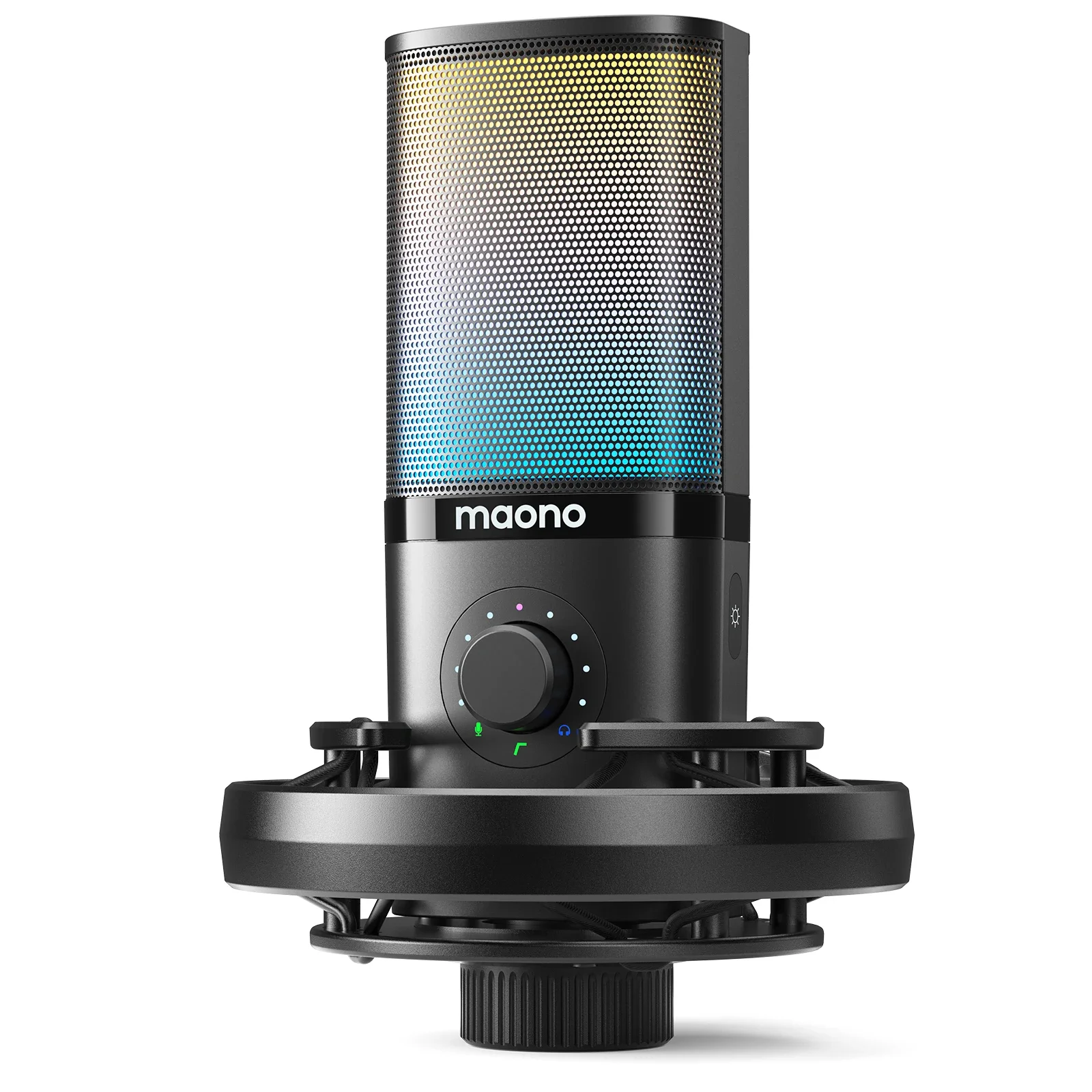 MAONO PM450 Micrófono de condensador USB Micrófono de estudio Viene con soporte antigolpes y software Ideal para grabación de podcasting Sonido premium