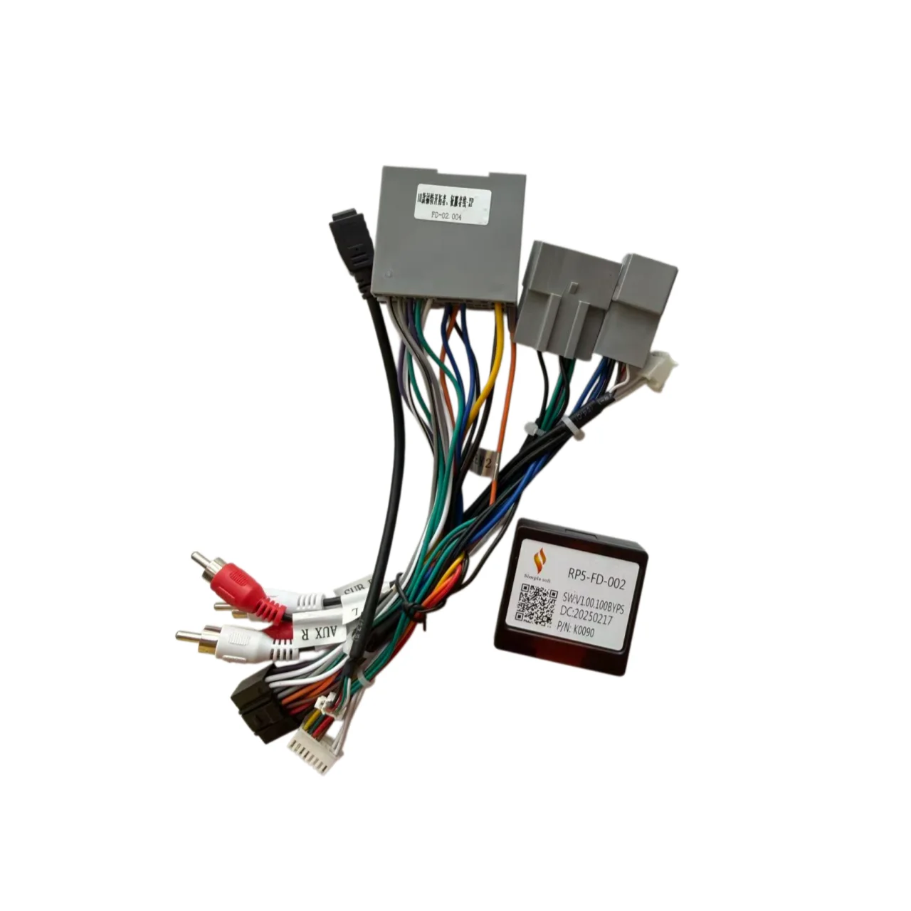 16PIN Harness Wire Canbus Box Decoder RP5-FD-002 For Ford Escape Explorer Edge Expedition Mustang F150 Android 2 Din Car Stereo