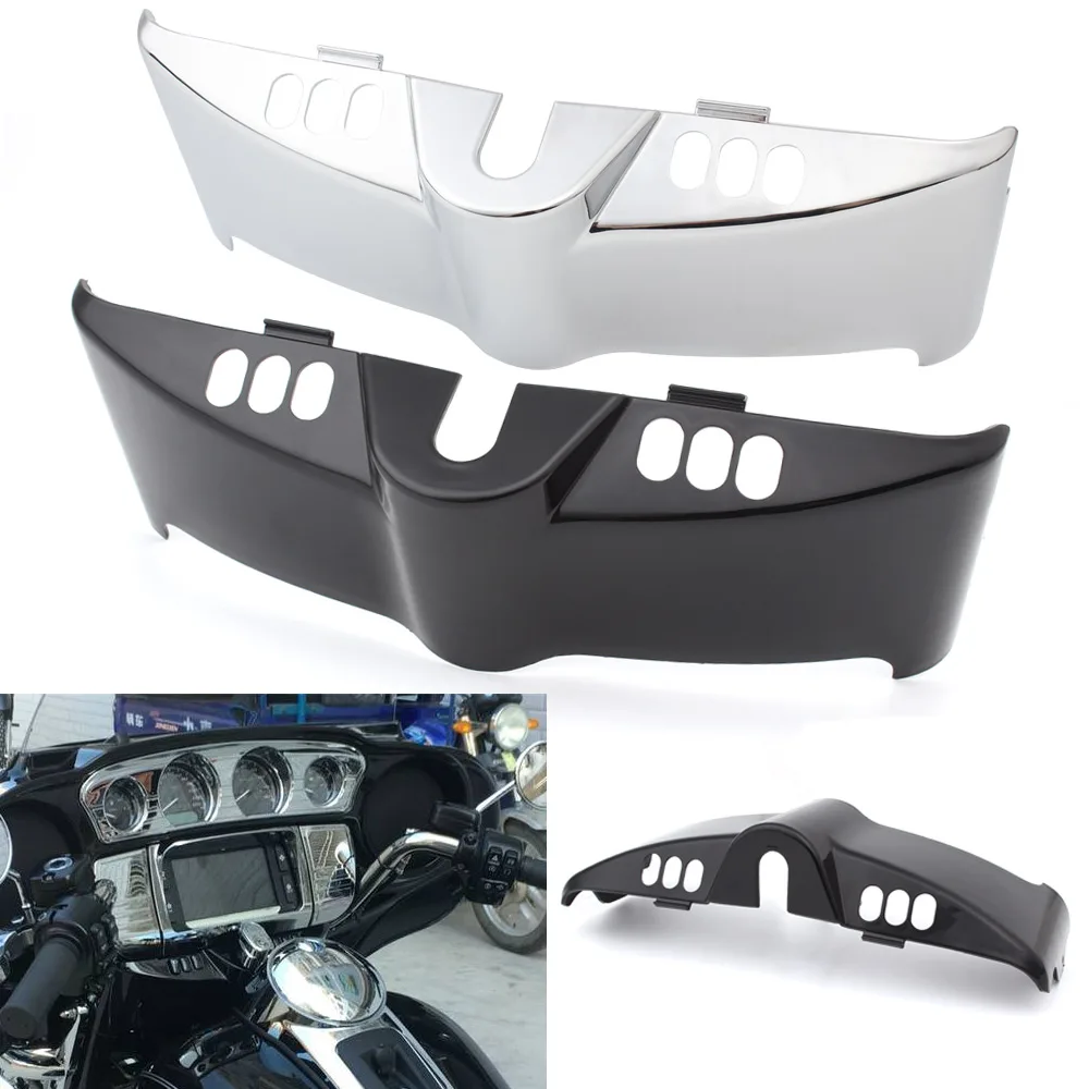 Motorcycle Accessory Switch Console Batwing Dash Panel Fairing Cover For Harley Davidson Touring Electra Street Glide 2014-2020