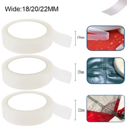 1 rotolo 20m 18mm/20mm/22mm nastro sigillante per cuciture impermeabile nastro di riparazione fusione tessuto rivestito in PU hot melt attrezzi da esterno abbigliamento tenda