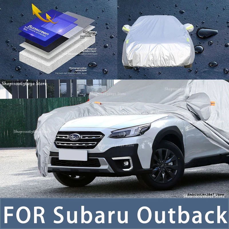 

Наружная защита для Subaru Outback, полноразмерные автомобильные Чехлы, снежный чехол, Солнцезащитный водонепроницаемый пыленепроницаемый внешний автомобильный аксессуар