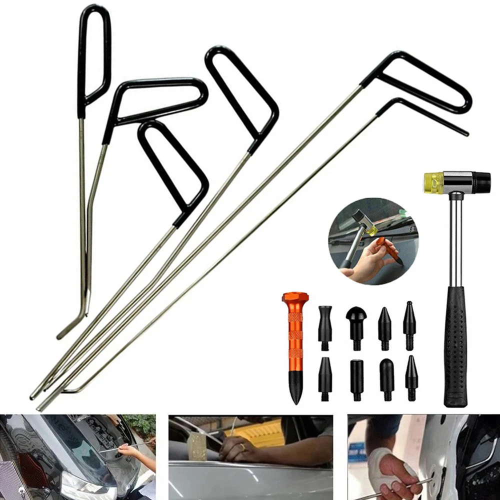 Hand Tools Automotive Hooks Rods for Paintless Dent Removal Car Repair Kit Auto Tools Door Dent Ding Hail Removal