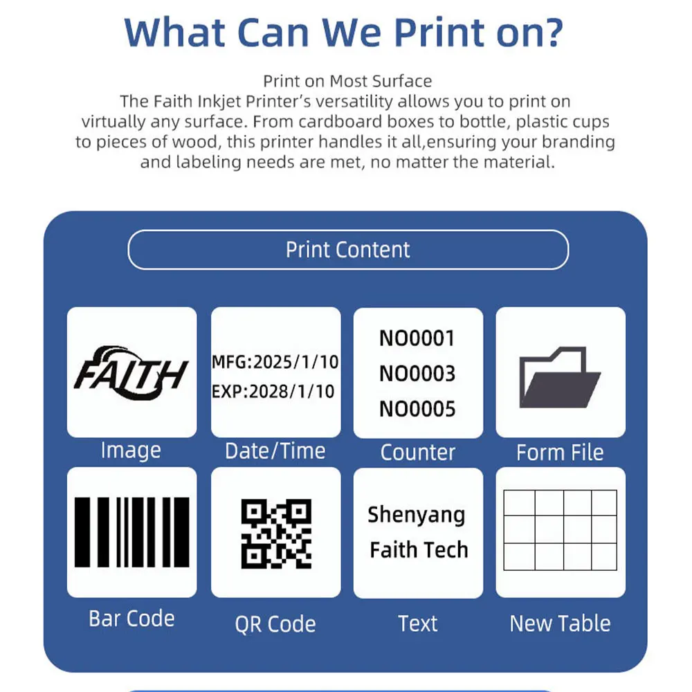 FÜR Glaube Flasche Batch Nummer Code Ablaufdatum Mini Handheld Drucker Tragbare Tij Inkjet Drucker mit Tintenpatrone